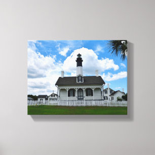Toile Île Tybee, Georgia Lighthouse Canvas Imprimer