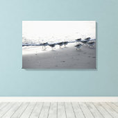 Toile Île Tybee - La course des Peeps 5 (Insitu (Plancher de Bois))