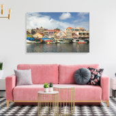 Toile îles ABC, CURAÇAO, Willemstad : Punda, (Insitu(Salon))