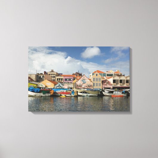 Toile îles ABC, CURAÇAO, Willemstad : Punda, (Recto)