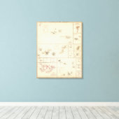 Toile Îles de l'Atlantique (Insitu (Plancher de Bois))