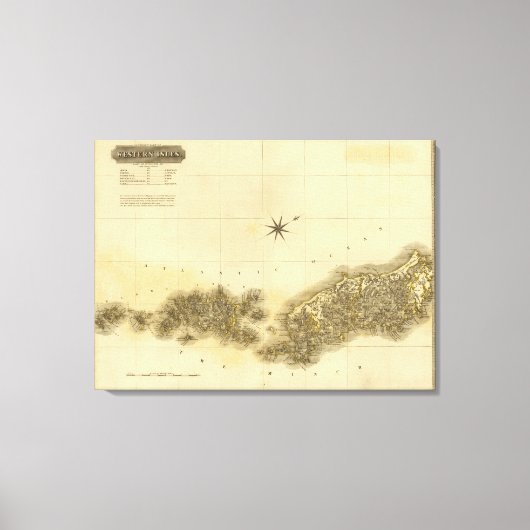 Toile Îles du Sud-Ouest (Recto)