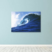 Toile Îles Fidji, Tavarua, Cloudbreak. Une vague (Insitu (Plancher de Bois))