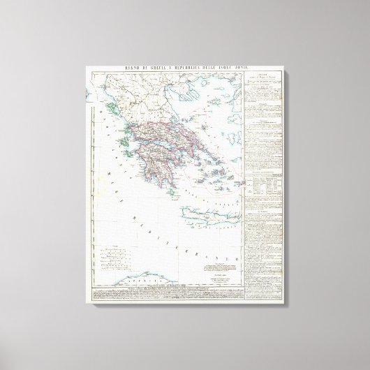 Toile Îles Ioniennes, Grèce (Recto)