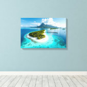 Toile îles Maldives (Insitu (Plancher de Bois))