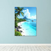 Toile îles Maldives (Insitu (Plancher de Bois))