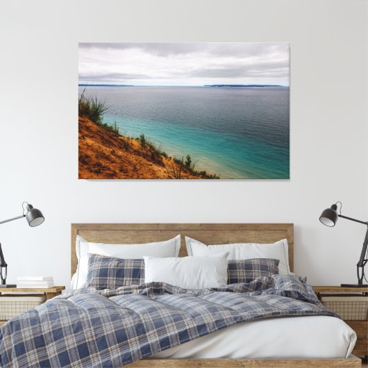 Toile Îles Manitou Vue de Pyramid Point, Michigan (Insitu(Chambre))