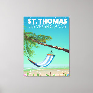 Toile Îles Vierges américaines St Thomas.