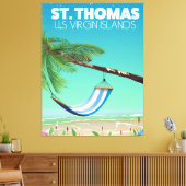Toile Îles Vierges américaines St Thomas. (Insitu(Salon))