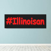 Toile "#Illinoisan " Joli design. Commandez dès maintena (Insitu (Plancher de Bois))