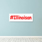 Toile "#Illinoisan " Joli design. Commandez dès maintena (Insitu (Plancher de Bois))
