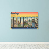 Toile IllinoisGrandes lettres ScènesIllinois 2 (Insitu (Plancher de Bois))