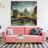 Toile Illuminations à Saint-Pétersbourg, 1869 (Insitu(Salon))