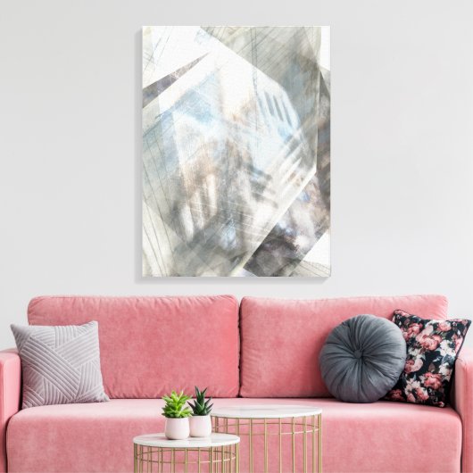 Toile Illusion à facettes IV (Insitu(Salon))