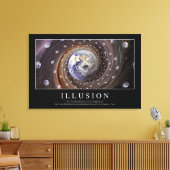 Toile Illusion : Citation Inspirationnelle (Insitu(Salon))