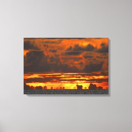 Toile ILLUSION DU COUCHER DE SOLEIL 16x24 (Recto)