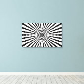 Toile Illusion optique (Insitu (Plancher de Bois))