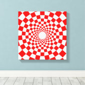 TOILE ILLUSION OPTIQUE (Insitu (Plancher de Bois))