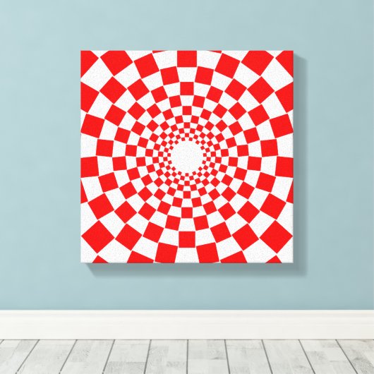 TOILE ILLUSION OPTIQUE (Insitu (Plancher de Bois))