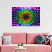 Toile Illusion optique (Insitu(Salon))