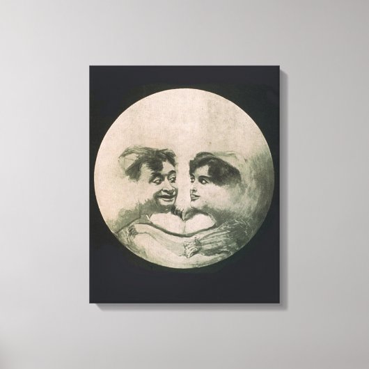 Toile Illusion optique de la lune (Recto)