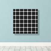 Toile Illusion optique d'une grille scintillante (Insitu (Plancher de Bois))