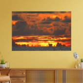 Toile ILLUSION SUNSET 40x60 (Insitu(Salon))