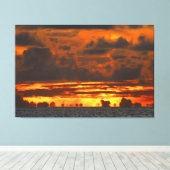 Toile ILLUSION SUNSET 40x60 (Insitu (Plancher de Bois))