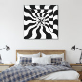 Toile Illusionary Square | Modern (Insitu(Chambre))