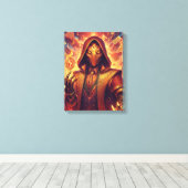 Toile Illusionniste doré (Insitu (Plancher de Bois))