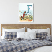 Toile Illustration ancienne de la pêche à la grenouille (Insitu(Chambre))