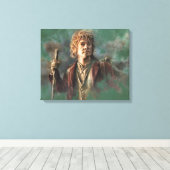Toile Illustration BILBO BAGGINS™ (Insitu (Plancher de Bois))
