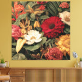 Toile Illustration botanique vintage (Insitu(Salon))