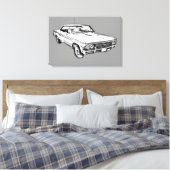 Toile Illustration Chevelle SS 396 1966 (Insitu(Chambre))