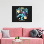 Toile Illustration d'astronaute de techno moderne (Insitu(Salon))