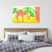 Toile Illustration de chameaux (Insitu(Chambre))