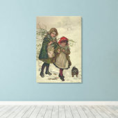 Toile Illustration de Christmas Tree Fairy, pub. 1886 (Insitu (Plancher de Bois))