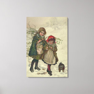 Toile Illustration de Christmas Tree Fairy, pub. 1886