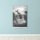 Toile Illustration de couverture "20 000 lieues sous la  (Insitu (Plancher de Bois))