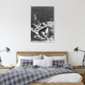 Toile Illustration de 'De la Terre à la Lune' (Insitu(Chambre))