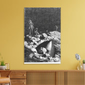 Toile Illustration de 'De la Terre à la Lune' (Insitu(Salon))