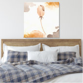 Toile Illustration de fleur à l'aquarelle délicate (Insitu(Chambre))