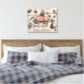 Toile Illustration de fleur d'insecte botanique de crabe (Insitu(Chambre))