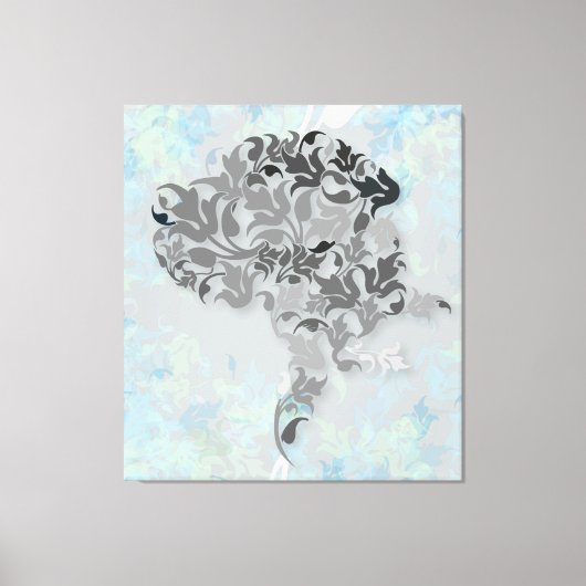 Toile Illustration de Grand Danois (Recto)