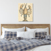 Toile Illustration de homard, fruits de mer du Maine (Insitu(Chambre))
