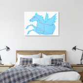 Toile Illustration de la constellation Pegasus (Insitu(Chambre))