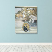 Toile Illustration de la "Divine Comédie" de Dante (Insitu (Plancher de Bois))