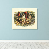 Toile Illustration de la nature des hiboux et des fées d (Insitu (Plancher de Bois))