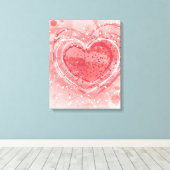 Toile Illustration de la Saint Valentin (Insitu (Plancher de Bois))