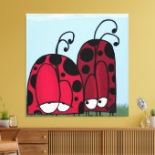 Toile Illustration de Ladybug d'amour non demandé (Insitu(Salon))
